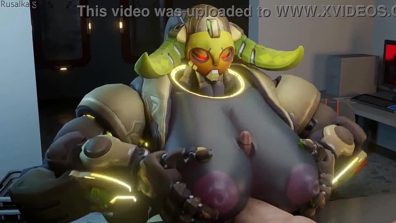 Orisas big boobs and bubble butt get the attention they deserve in this animation